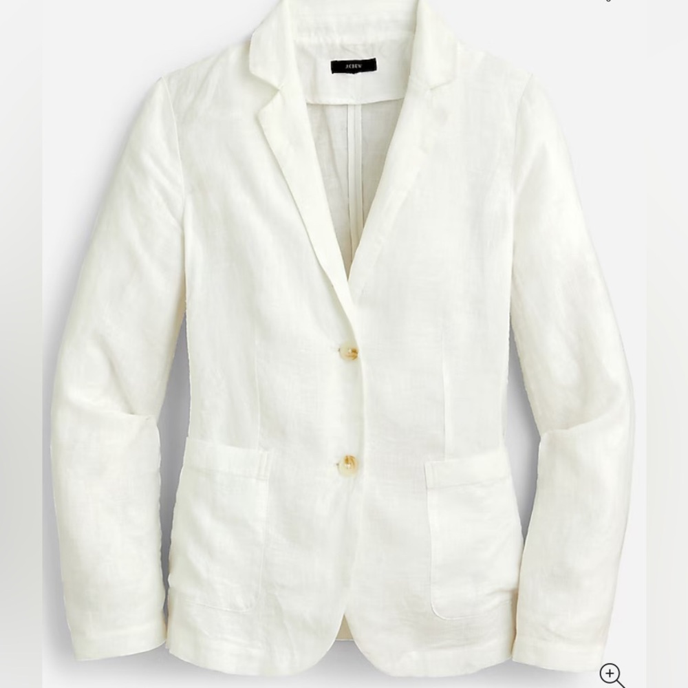 J. Crew White Blazer